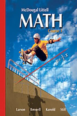 McDougal Littell Math Course 1: Student Edition... 0618610693 Book Cover