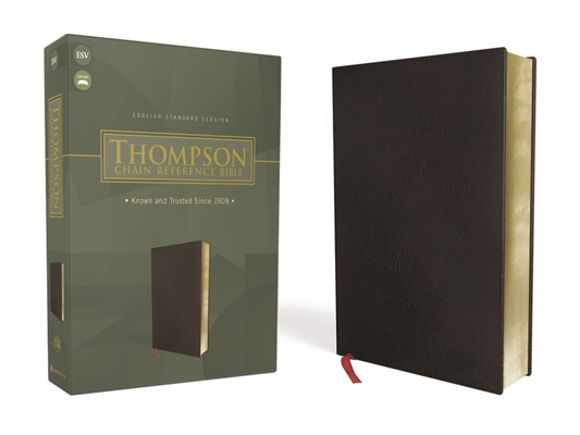 Esv, Thompson Chain-Reference Bible, Bonded Lea... 0310460069 Book Cover