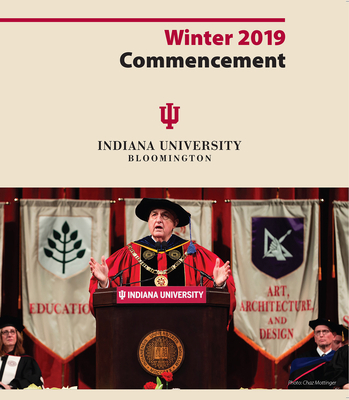 Winter 2019 Commencement: Indiana University Bl... 0253051193 Book Cover