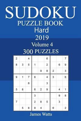 300 Hard Sudoku Puzzle Book 2019 1723554375 Book Cover