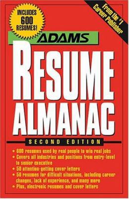 Adams Resume Almanac 1593372914 Book Cover