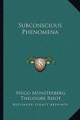 Subconscious Phenomena 1163229296 Book Cover