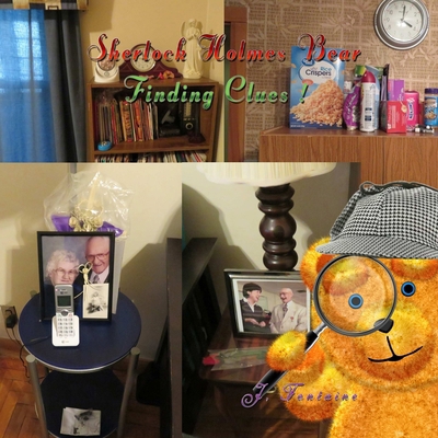 Sherlock Holmes Bear Finding Clues 1365947696 Book Cover