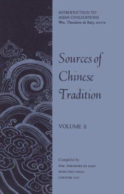 Sources of Chinese Tradition: Volume 2 0231086032 Book Cover