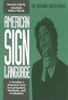 American Sign Language Green Books, a Teacher's... 0930323858 Book Cover