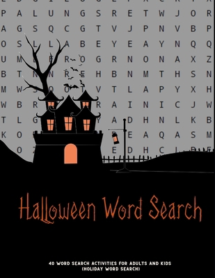 Halloween Word Search: Puzzles Activity Book, F... B08J5CQ45D Book Cover