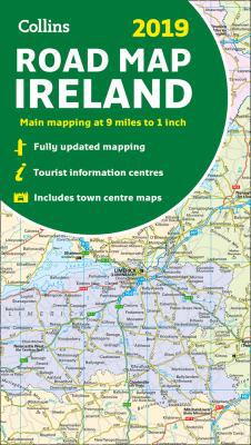 2019 Collins Road Map Ireland 0008272727 Book Cover