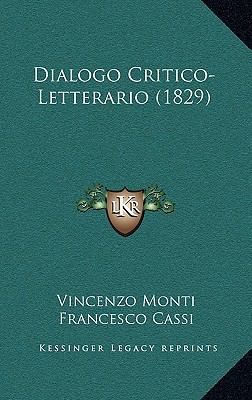 Dialogo Critico-Letterario (1829) [Italian] 1165373726 Book Cover