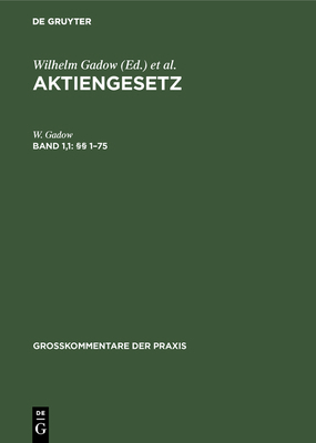 §§ 1-75 [German] 311004398X Book Cover