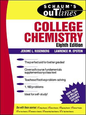 Schaum's Outline of College Chemistry 0070537097 Book Cover