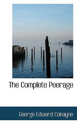 The Complete Peerage 1116195127 Book Cover