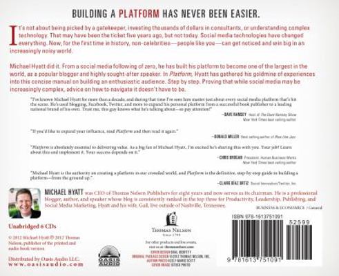 Platform: Get Noticed in a Noisy World 1613751095 Book Cover