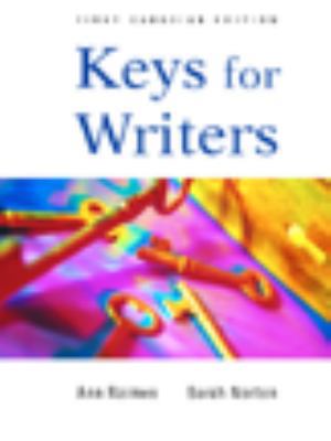 Keys for writers --1998 publication. 0176073078 Book Cover