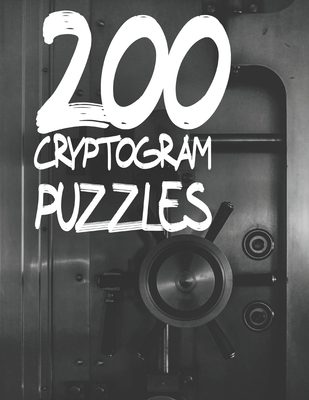 200 Cryptogram Puzzles: Decode Humorous Quotes ... B09JV9L6B9 Book Cover