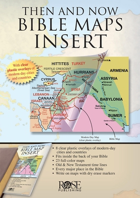 Then and Now Bible Maps Insert 1596362936 Book Cover