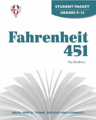 Fahrenheit 451 - Student Packet by Novel Units 1561373028 Book Cover