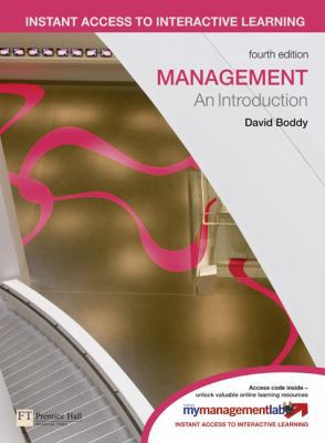 Management plus MyLab Access Code B006820KMW Book Cover