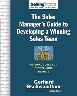 The Sales Manager's Guide to Developing a Winni... 0071475842 Book Cover