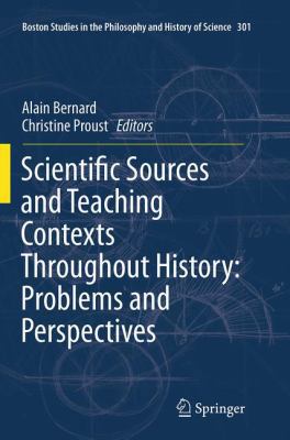 Scientific Sources and Teaching Contexts Throug... 940177806X Book Cover