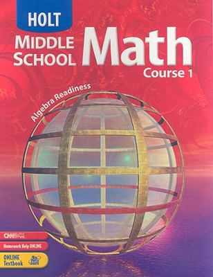 Holt Middle School Math: Student Edition Course... 0030657989 Book Cover