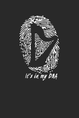 It's in my DNA: Harp Notebook 6 x 9 (A5) Graph ... 1671839587 Book Cover