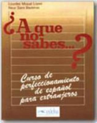 ¿A que no sabes? (Spanish Edition) [Spanish] B00IMJM1FS Book Cover