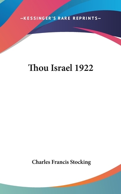 Thou Israel 1922 1161490175 Book Cover