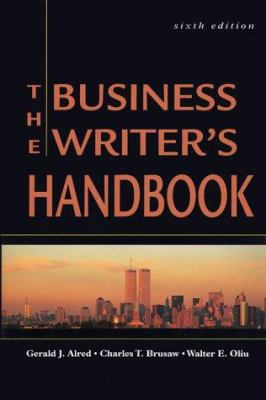 The Business Writer's Handbook, Sixth Edition 0312254946 Book Cover