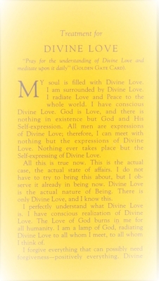 Treatment for Divine Love: (#33) 0875167608 Book Cover