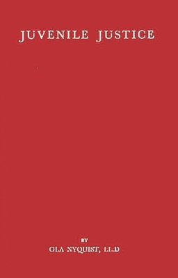 Juvenile Justice: A Comparative Study with Spec... 0837178355 Book Cover