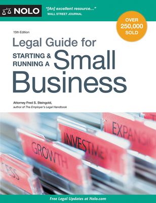 Legal Guide for Starting & Running a Small Busi... 141332407X Book Cover