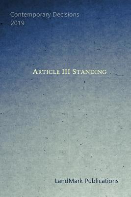 Article III Standing 1093277912 Book Cover