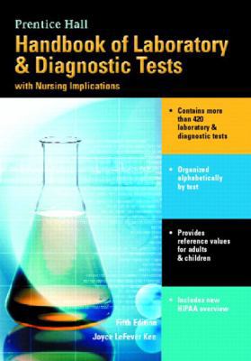 Handbook of Laboratory & Diagnostic Tests With ... 0131180177 Book Cover