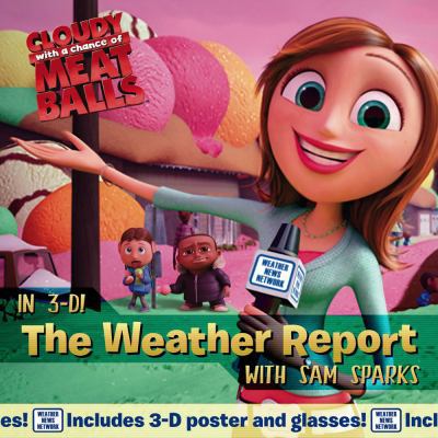 The Weather Report with Sam Sparks [With 3-D Gl... 1416967346 Book Cover