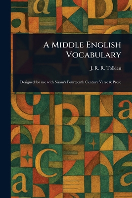 A Middle English Vocabulary 1023370816 Book Cover
