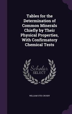 Tables for the Determination of Common Minerals... 1347275592 Book Cover