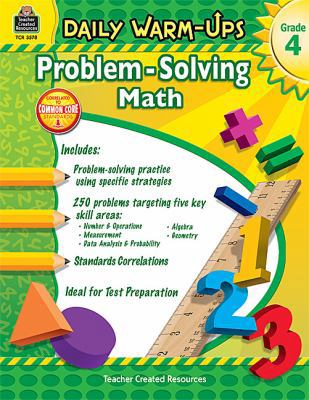 Daily Warm-Ups: Problem Solving Math Grade 4 1420635786 Book Cover