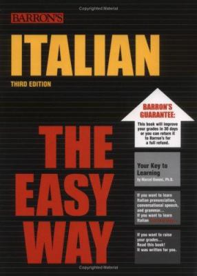 Italian the Easy Way 0764134132 Book Cover