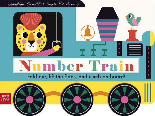 Number Train: Fold Out, Lift-The-Flaps, and Cli... B0CR8W8V1D Book Cover