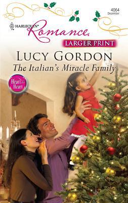 The Italian's Miracle Family [Large Print] 0373184107 Book Cover
