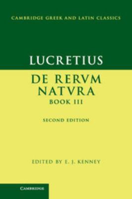 Lucretius: De Rerum NaturaBook III 1107002117 Book Cover