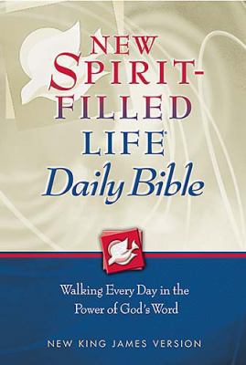 New Spirit Filled Life Daily Bible-NKJV 0718020774 Book Cover
