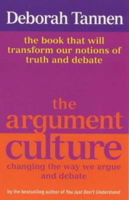 The Argument Culture 1860495435 Book Cover