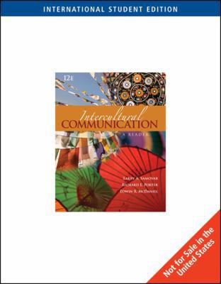 Intercultural Communication: A Reader. 0495554219 Book Cover