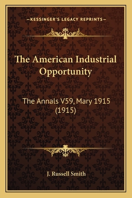 The American Industrial Opportunity: The Annals... 1167006976 Book Cover