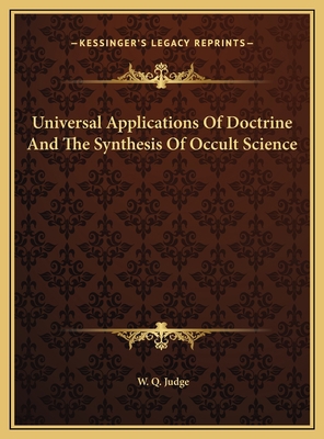 Universal Applications Of Doctrine And The Synt... 1169506968 Book Cover