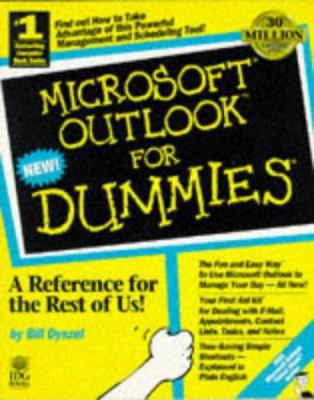 Microsoft Outlook for Dummies 0764500805 Book Cover