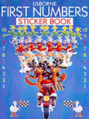 First Numbers Sticker Book (First Numbers) 0746047444 Book Cover