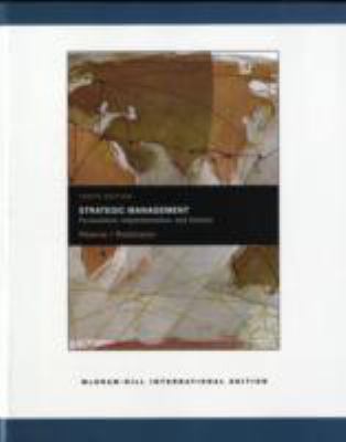 Strategic Management 0071109137 Book Cover