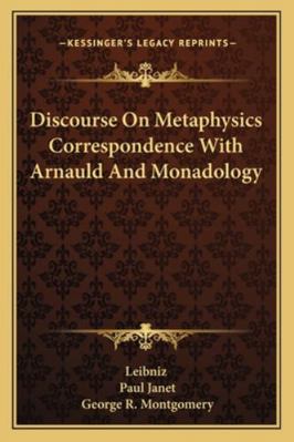 Discourse On Metaphysics Correspondence With Ar... 1162943513 Book Cover